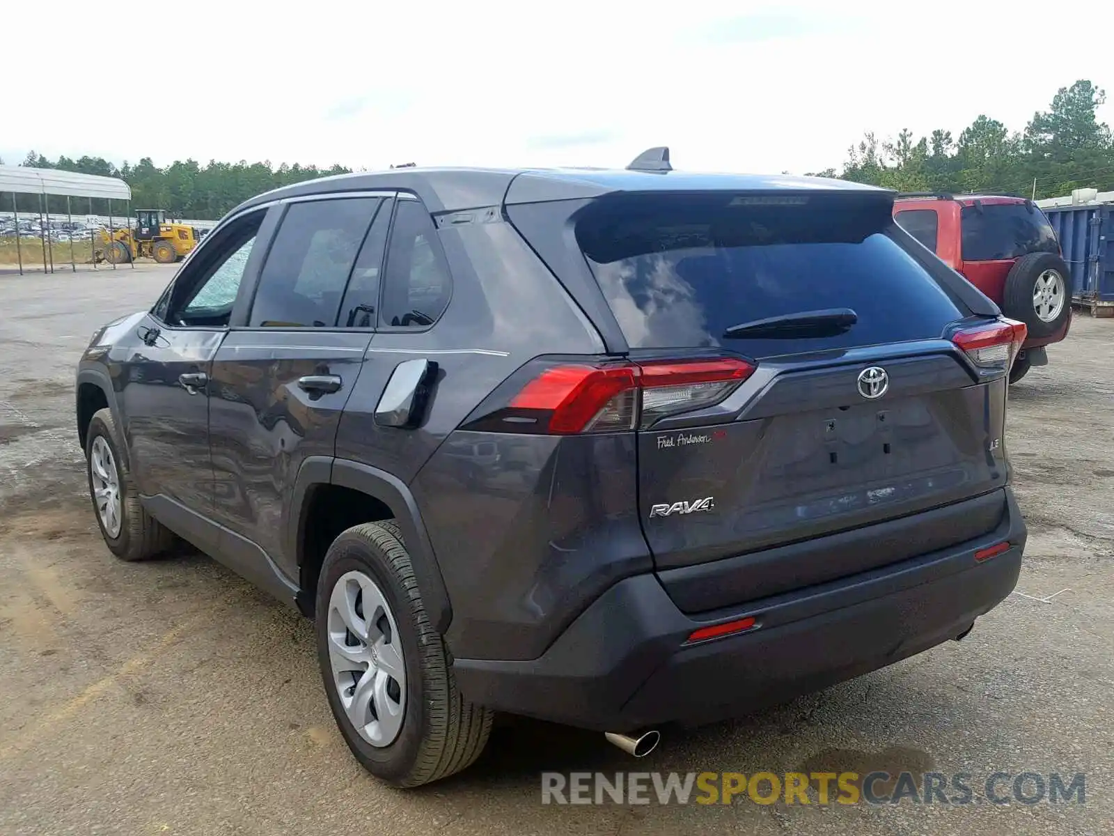 3 Photograph of a damaged car JTMH1RFV7KJ006687 TOYOTA RAV4 LE 2019