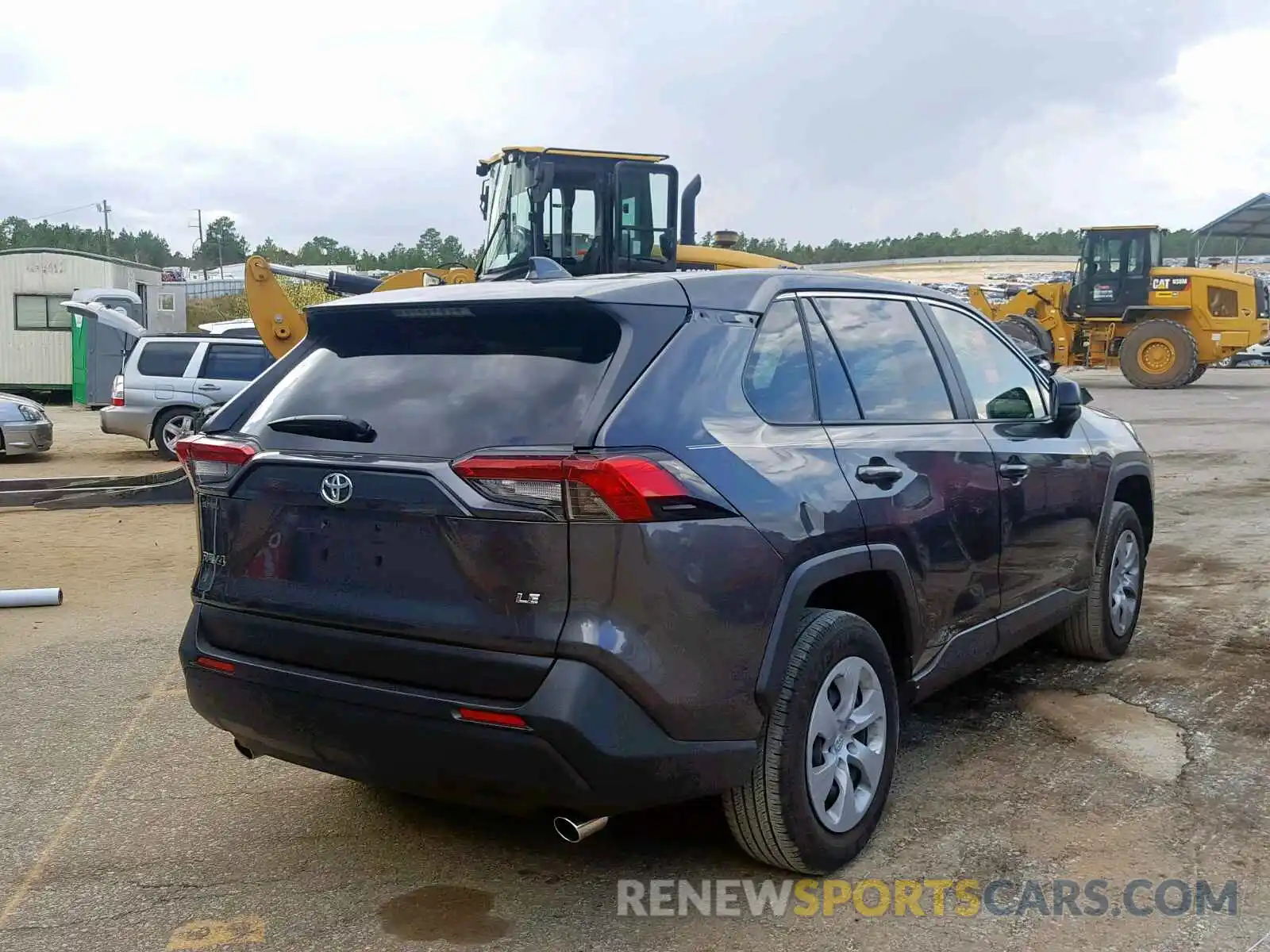 4 Photograph of a damaged car JTMH1RFV7KJ006687 TOYOTA RAV4 LE 2019