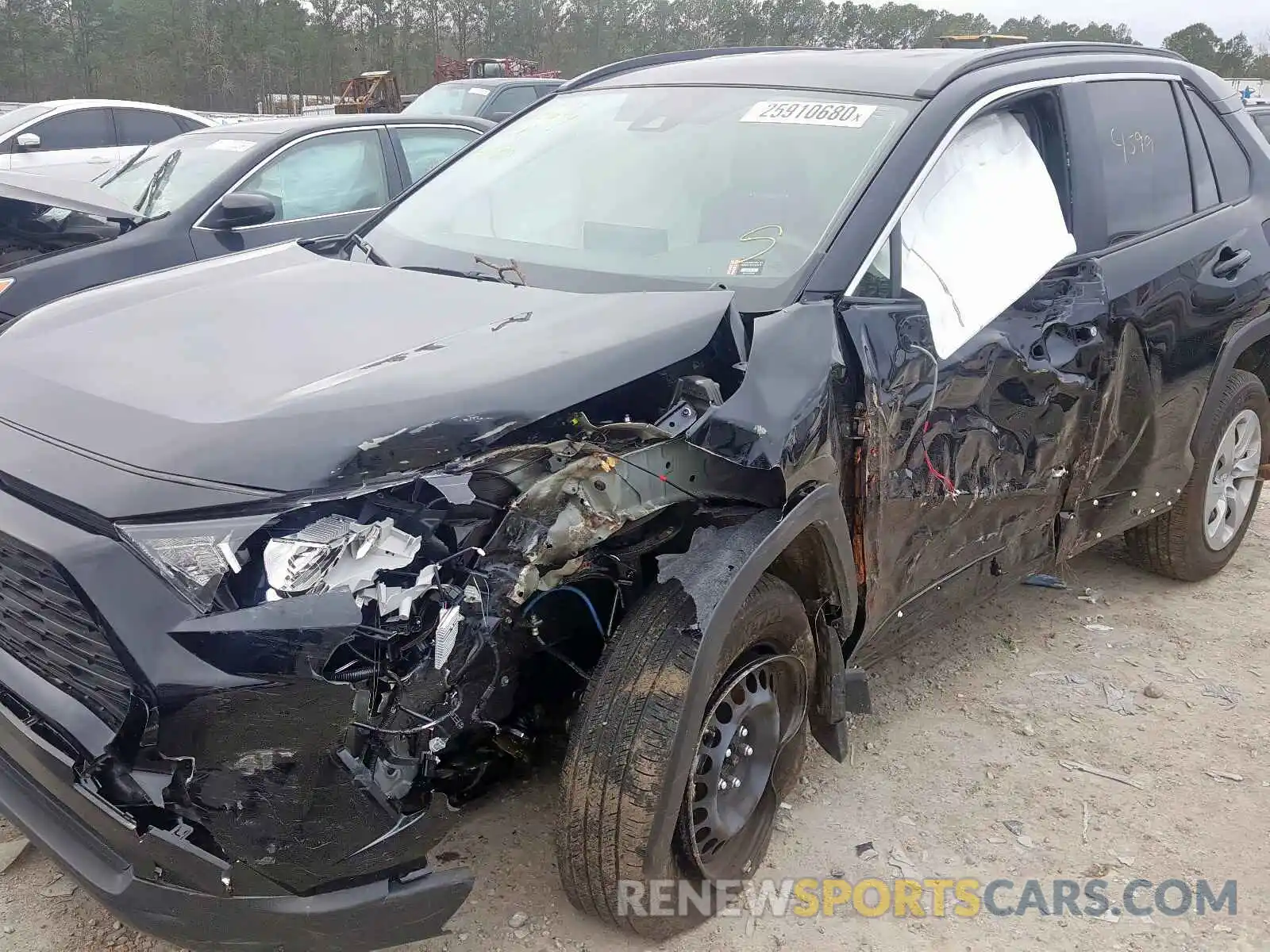 9 Photograph of a damaged car JTMH1RFV8KD003148 TOYOTA RAV4 LE 2019