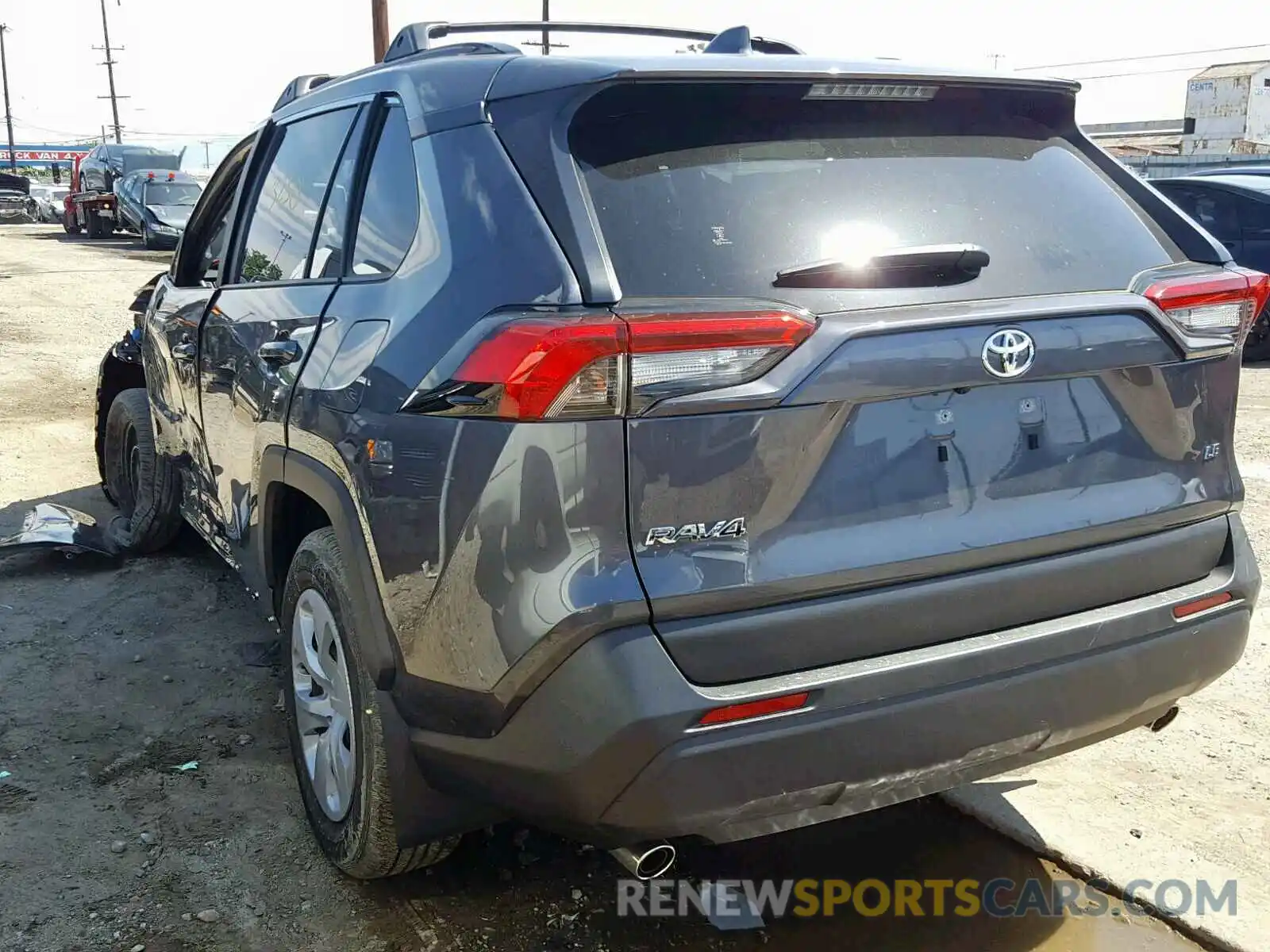 3 Photograph of a damaged car JTMH1RFV9KD505067 TOYOTA RAV4 LE 2019