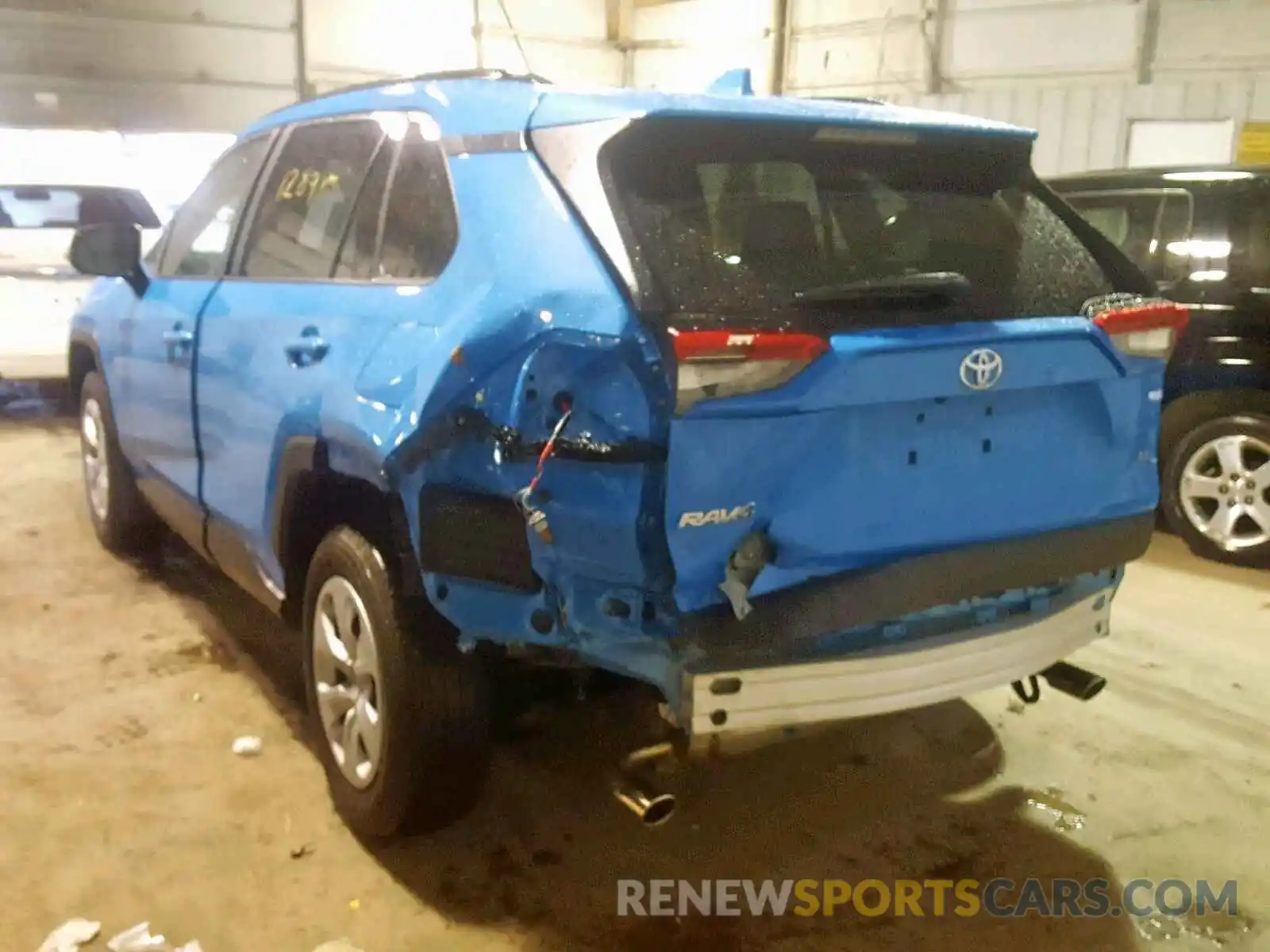 3 Photograph of a damaged car JTMH1RFVXKD005807 TOYOTA RAV4 LE 2019