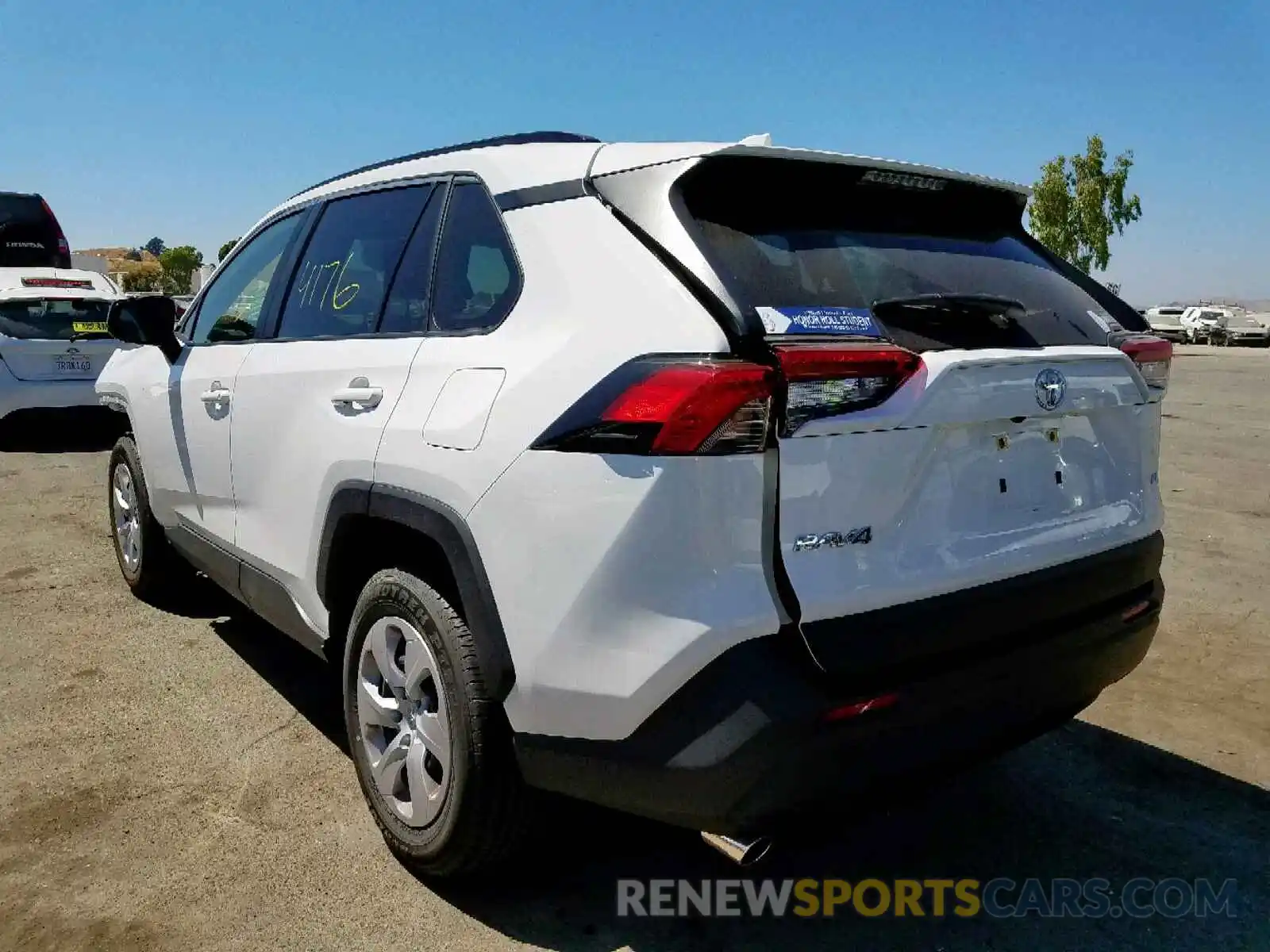 3 Photograph of a damaged car JTMH1RFVXKJ006490 TOYOTA RAV4 LE 2019