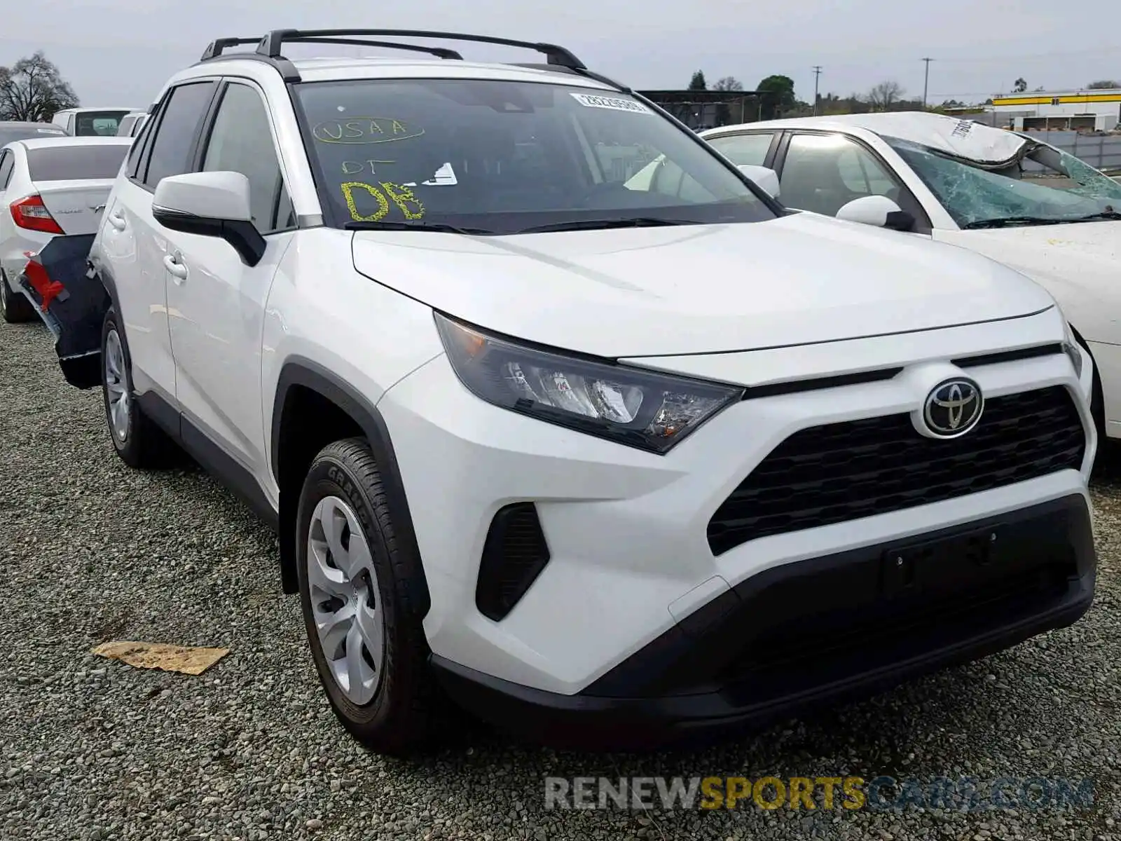 1 Photograph of a damaged car JTMK1RFV1KJ003189 TOYOTA RAV4 LE 2019