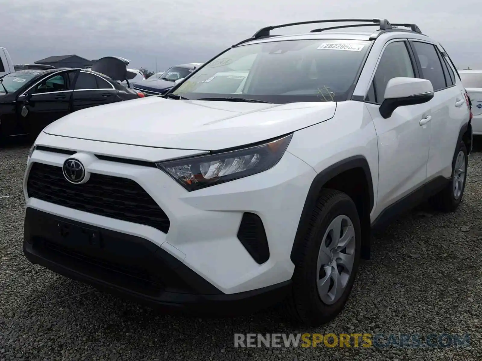 2 Photograph of a damaged car JTMK1RFV1KJ003189 TOYOTA RAV4 LE 2019