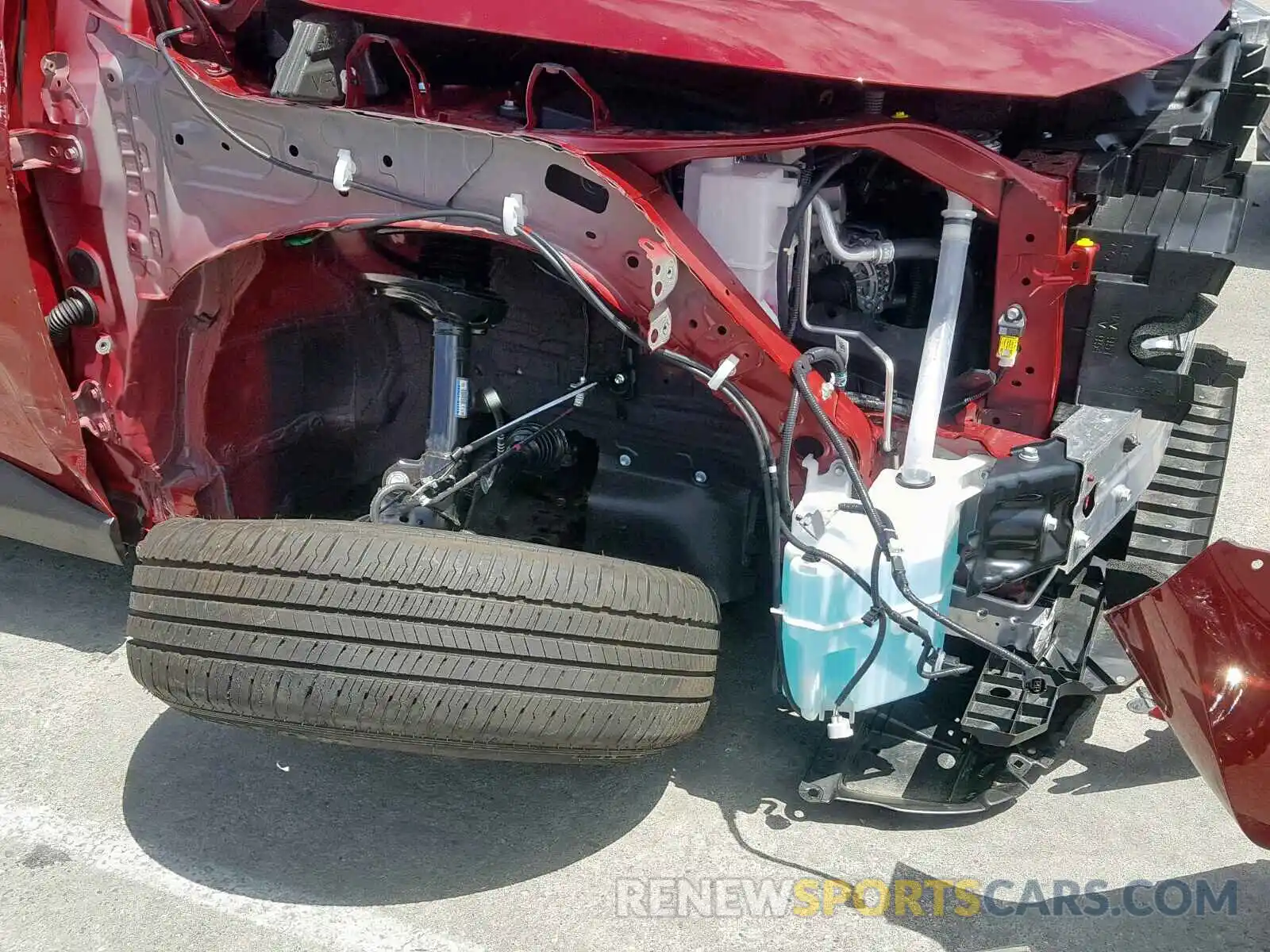 9 Photograph of a damaged car JTMK1RFV1KJ007047 TOYOTA RAV4 LE 2019