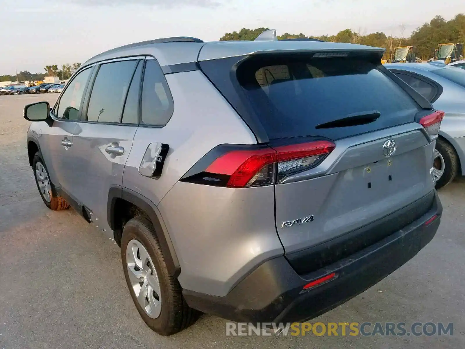 3 Photograph of a damaged car JTMK1RFVXKD023262 TOYOTA RAV4 LE 2019