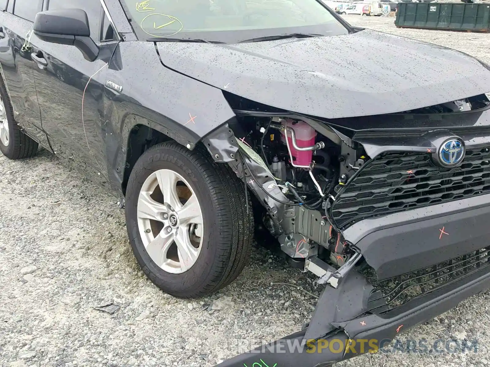 9 Фотография поврежденного автомобиля JTMLWRFV1KD011779 TOYOTA RAV4 LE 2019