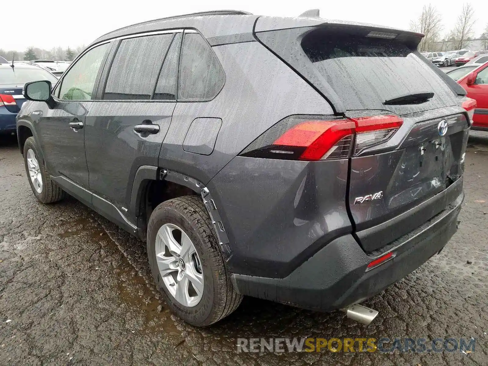 3 Photograph of a damaged car JTMMWRFV9KD501665 TOYOTA RAV4 LE 2019