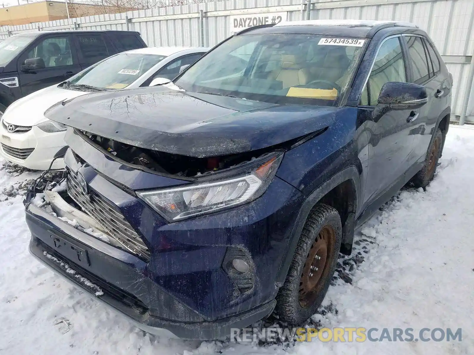 2 Photograph of a damaged car 2T3D1RFV8KW032327 TOYOTA RAV4 LIMIT 2019