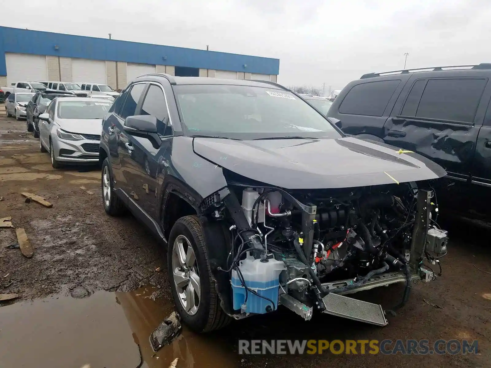 1 Фотография поврежденного автомобиля 2T3DWRFV0KW016530 TOYOTA RAV4 LIMIT 2019