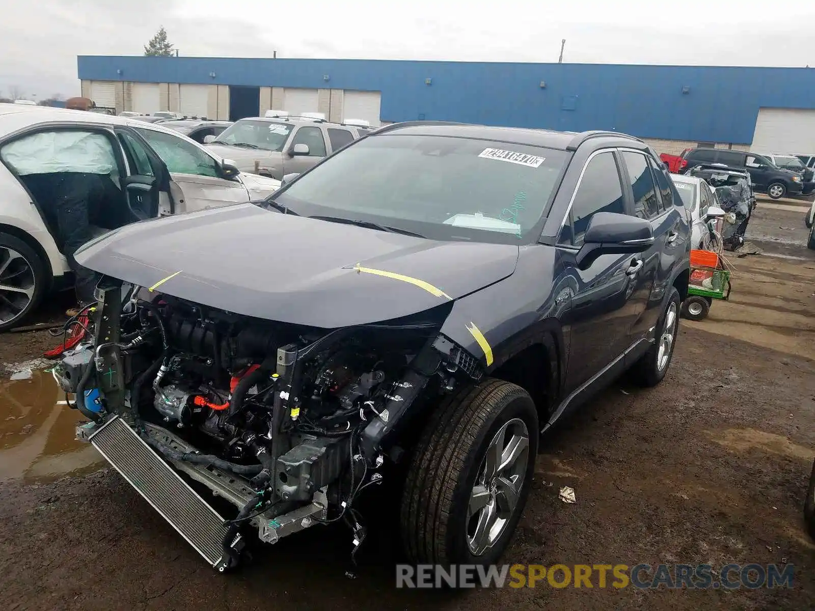 2 Photograph of a damaged car 2T3DWRFV0KW016530 TOYOTA RAV4 LIMIT 2019