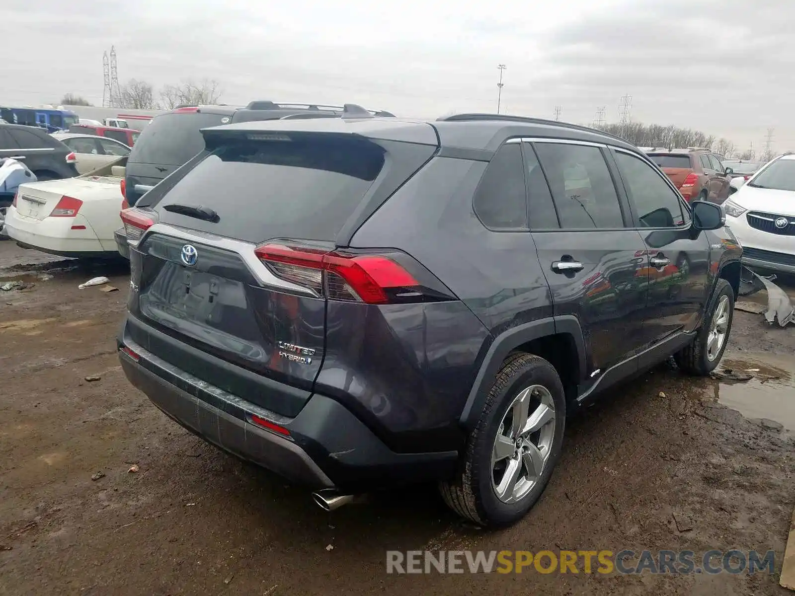 4 Фотография поврежденного автомобиля 2T3DWRFV0KW016530 TOYOTA RAV4 LIMIT 2019