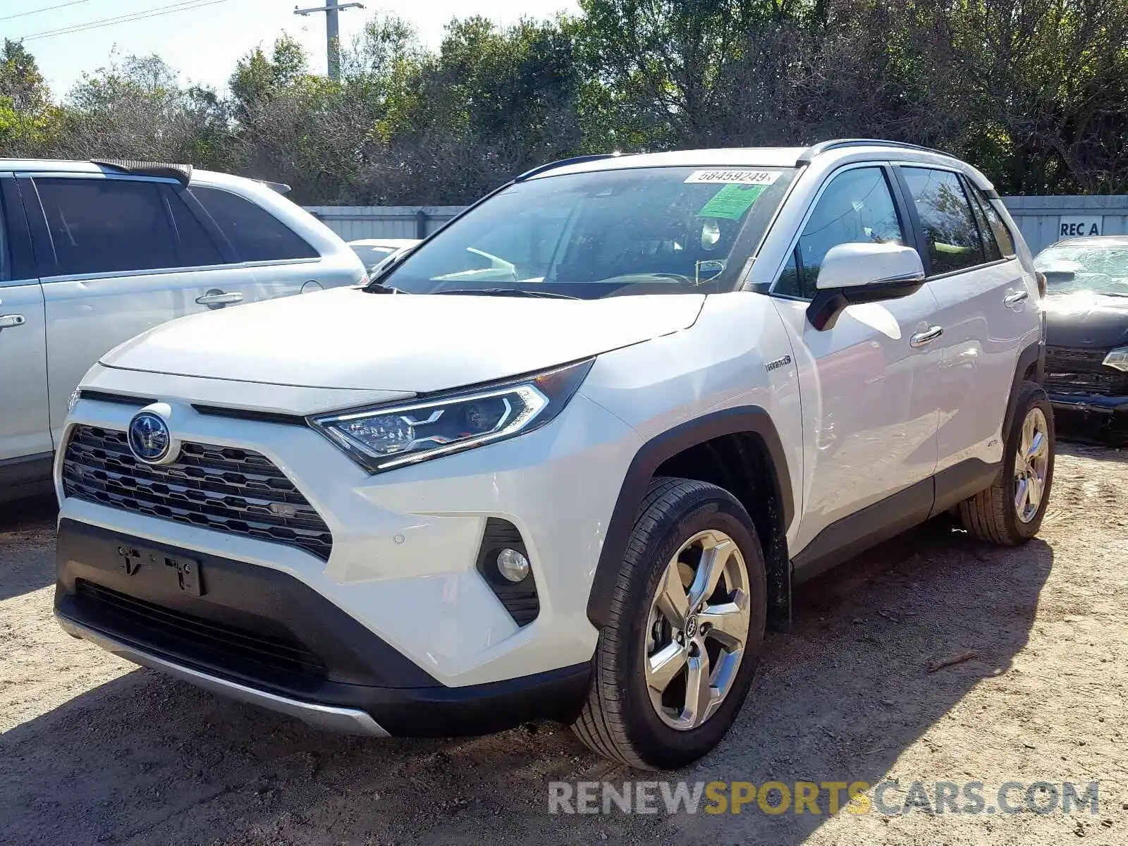 2 Photograph of a damaged car 2T3DWRFV2KW023494 TOYOTA RAV4 LIMIT 2019