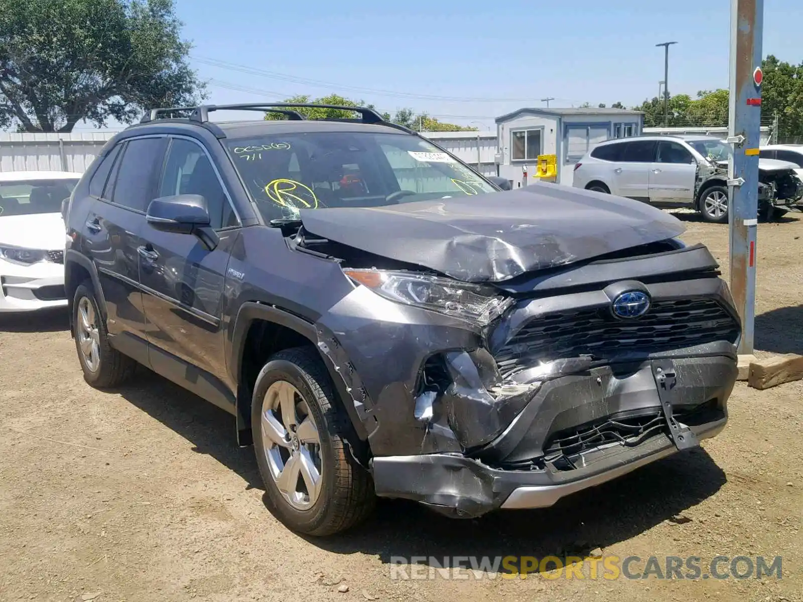 1 Photograph of a damaged car 2T3DWRFV6KW016659 TOYOTA RAV4 LIMIT 2019