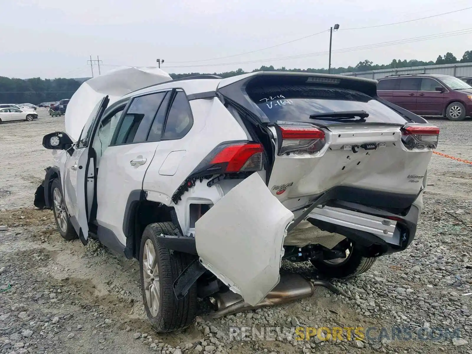 3 Фотография поврежденного автомобиля 2T3N1RFV7KW001641 TOYOTA RAV4 LIMIT 2019