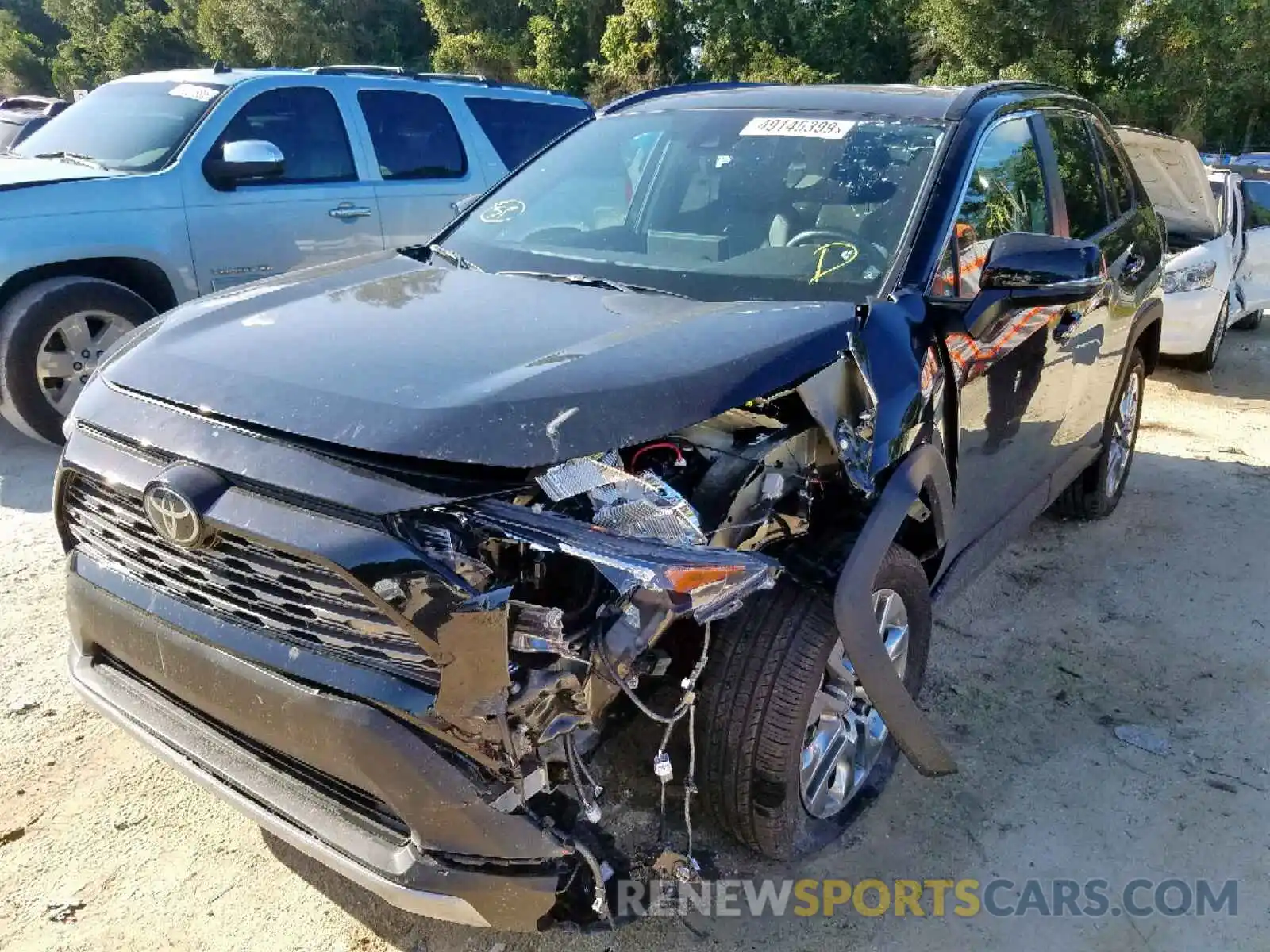 2 Photograph of a damaged car 2T3Y1RFV0KW019265 TOYOTA RAV4 LIMIT 2019