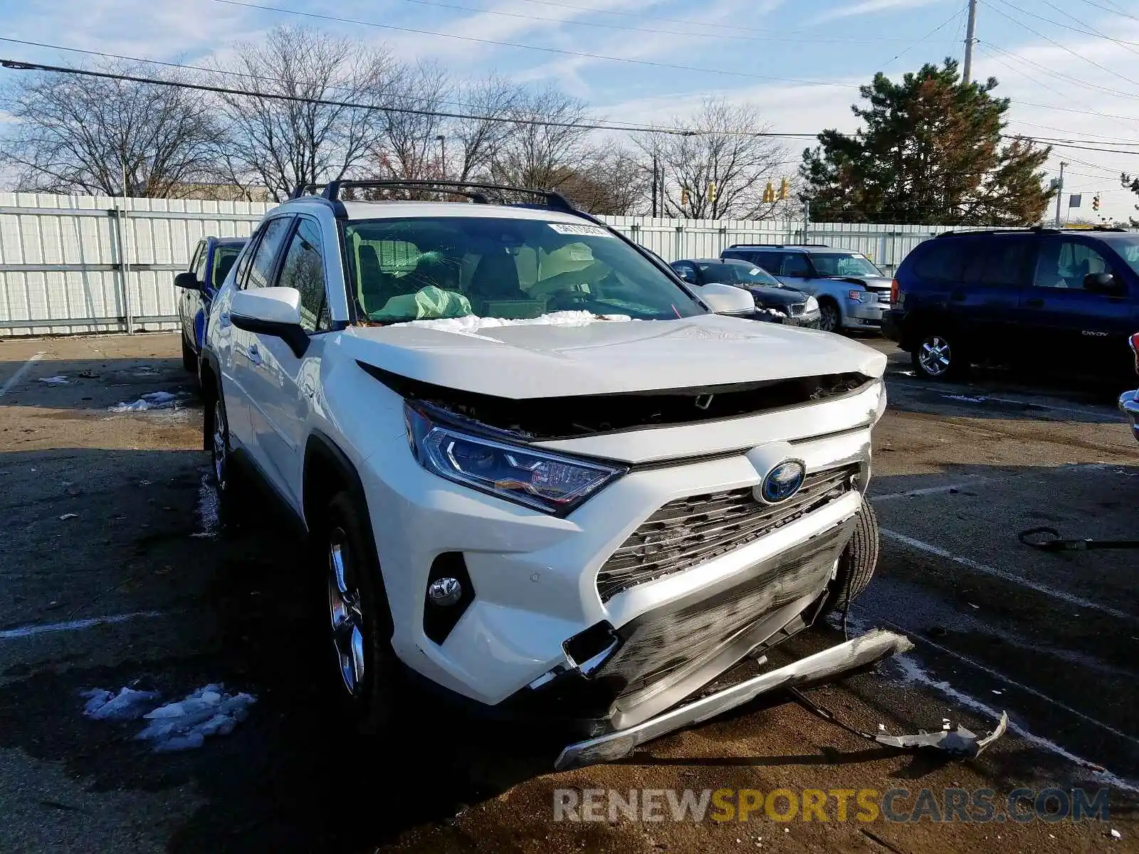 1 Photograph of a damaged car JTMDWRFV4KD005625 TOYOTA RAV4 LIMIT 2019