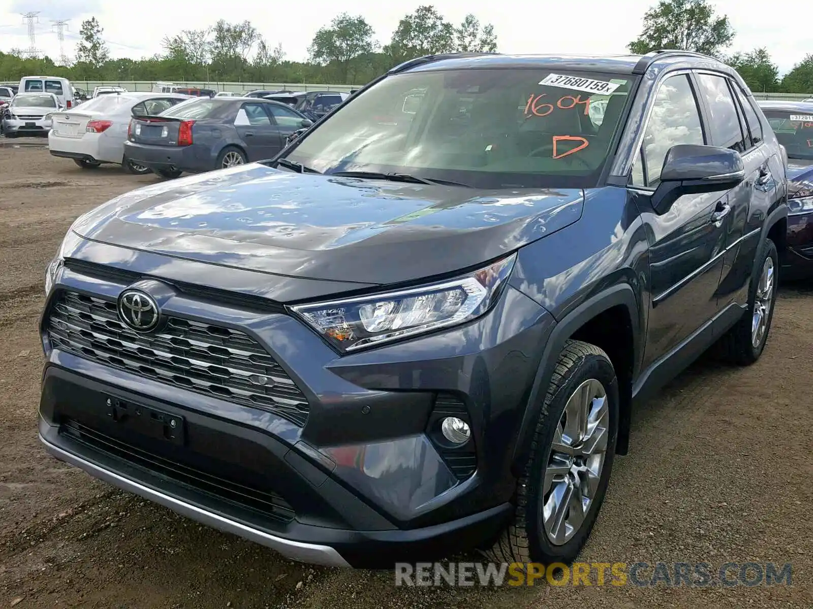 2 Фотография поврежденного автомобиля JTMN1RFV2KD513000 TOYOTA RAV4 LIMIT 2019