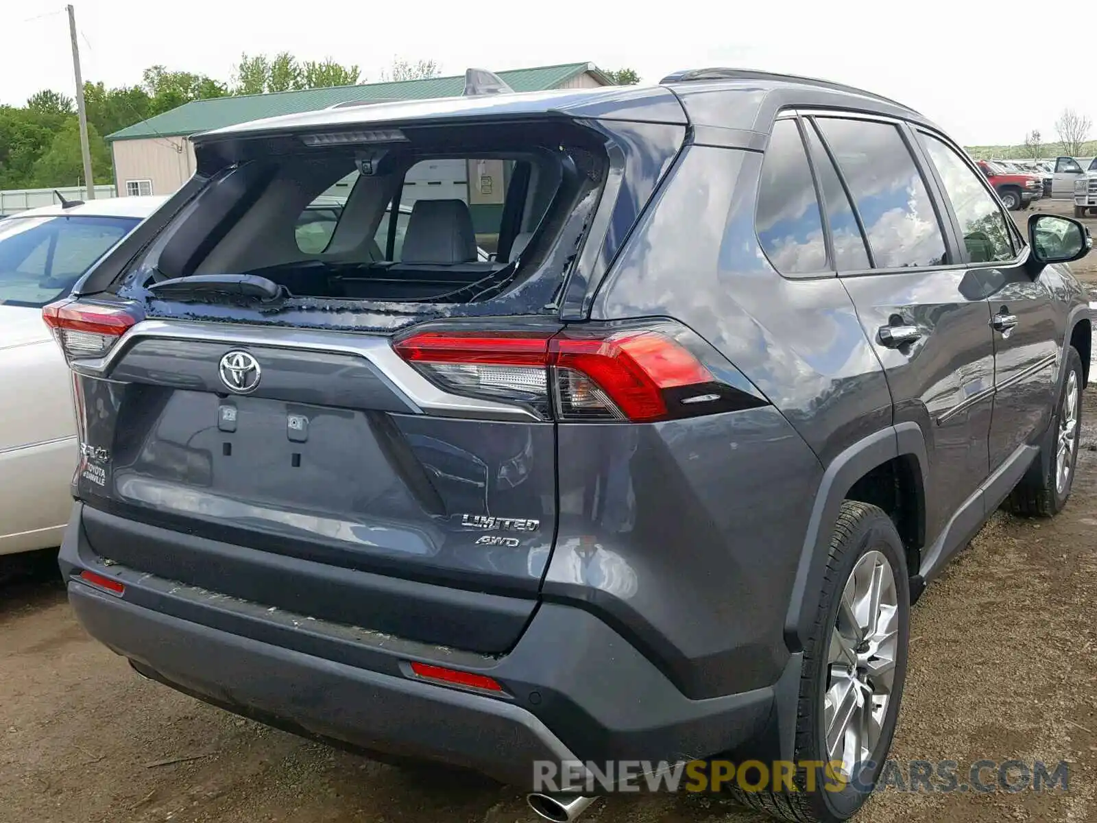 4 Фотография поврежденного автомобиля JTMN1RFV2KD513000 TOYOTA RAV4 LIMIT 2019