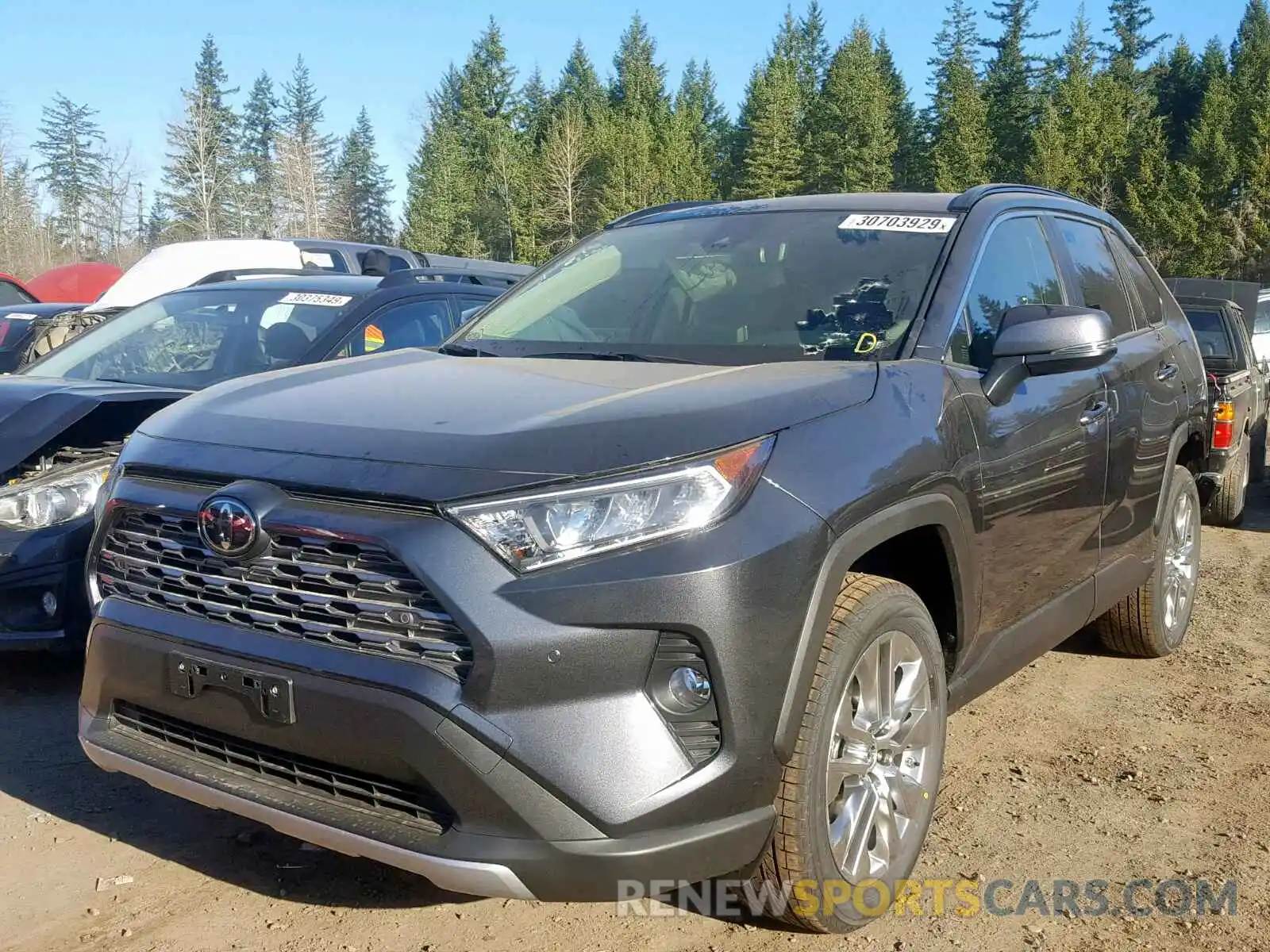 2 Фотография поврежденного автомобиля JTMN1RFV3KD014383 TOYOTA RAV4 LIMIT 2019