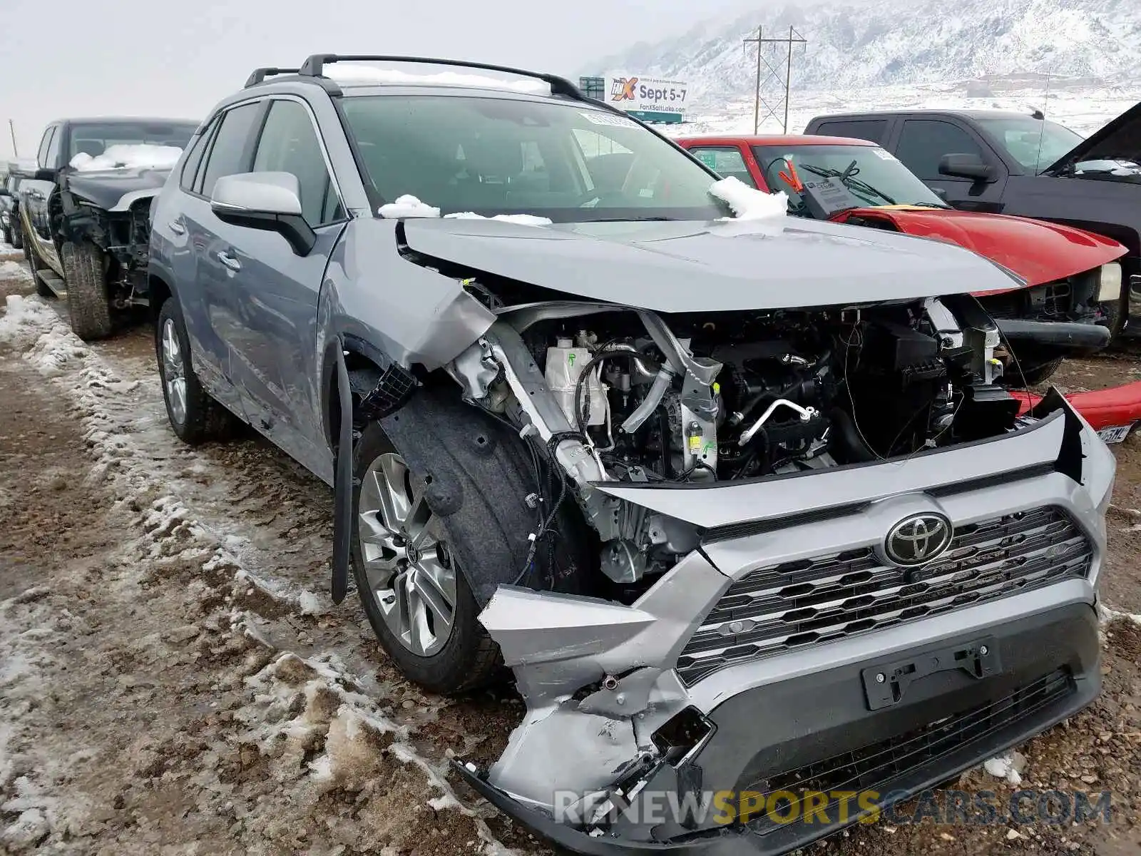 1 Photograph of a damaged car JTMN1RFV4KD040247 TOYOTA RAV4 LIMIT 2019