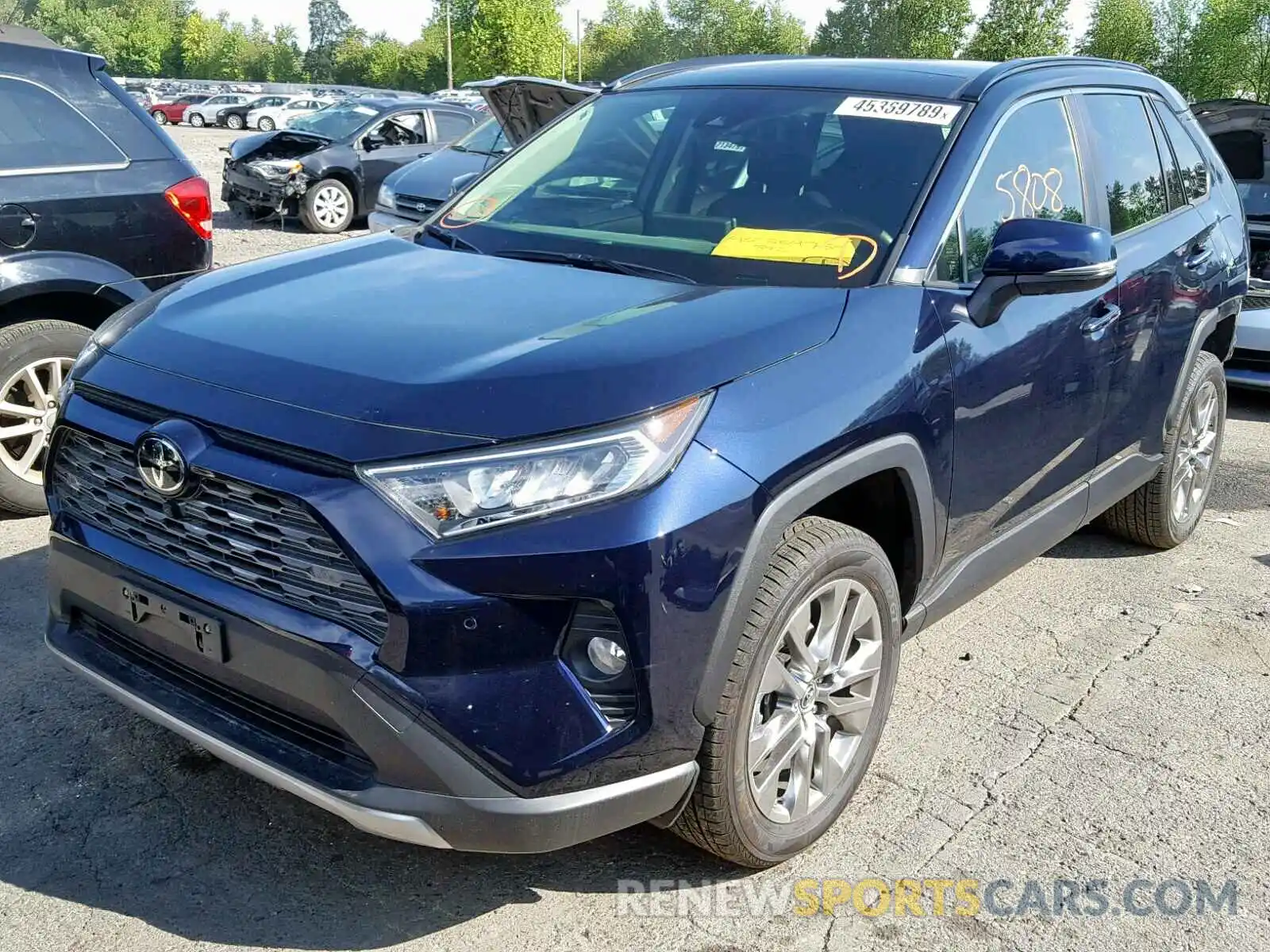 2 Фотография поврежденного автомобиля JTMN1RFV8KD501157 TOYOTA RAV4 LIMIT 2019