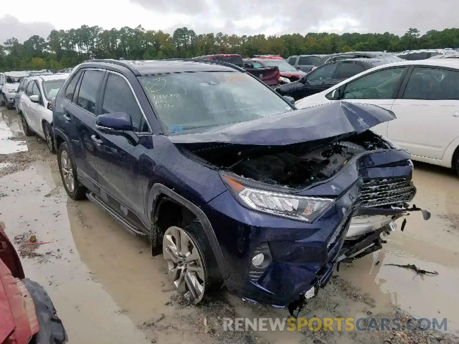 1 Photograph of a damaged car JTMY1RFV6KD503700 TOYOTA RAV4 LIMIT 2019