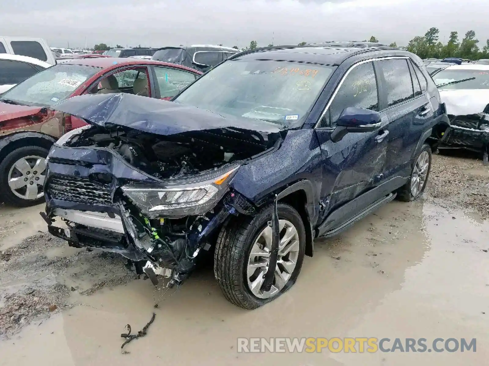 2 Фотография поврежденного автомобиля JTMY1RFV6KD503700 TOYOTA RAV4 LIMIT 2019