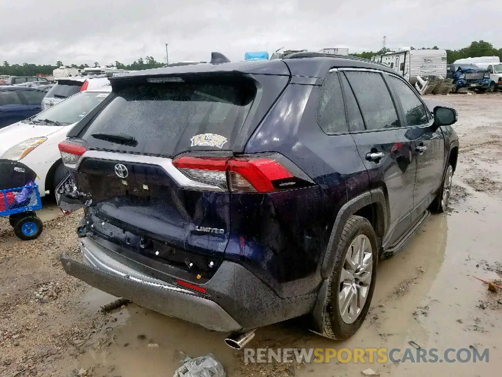 4 Фотография поврежденного автомобиля JTMY1RFV6KD503700 TOYOTA RAV4 LIMIT 2019