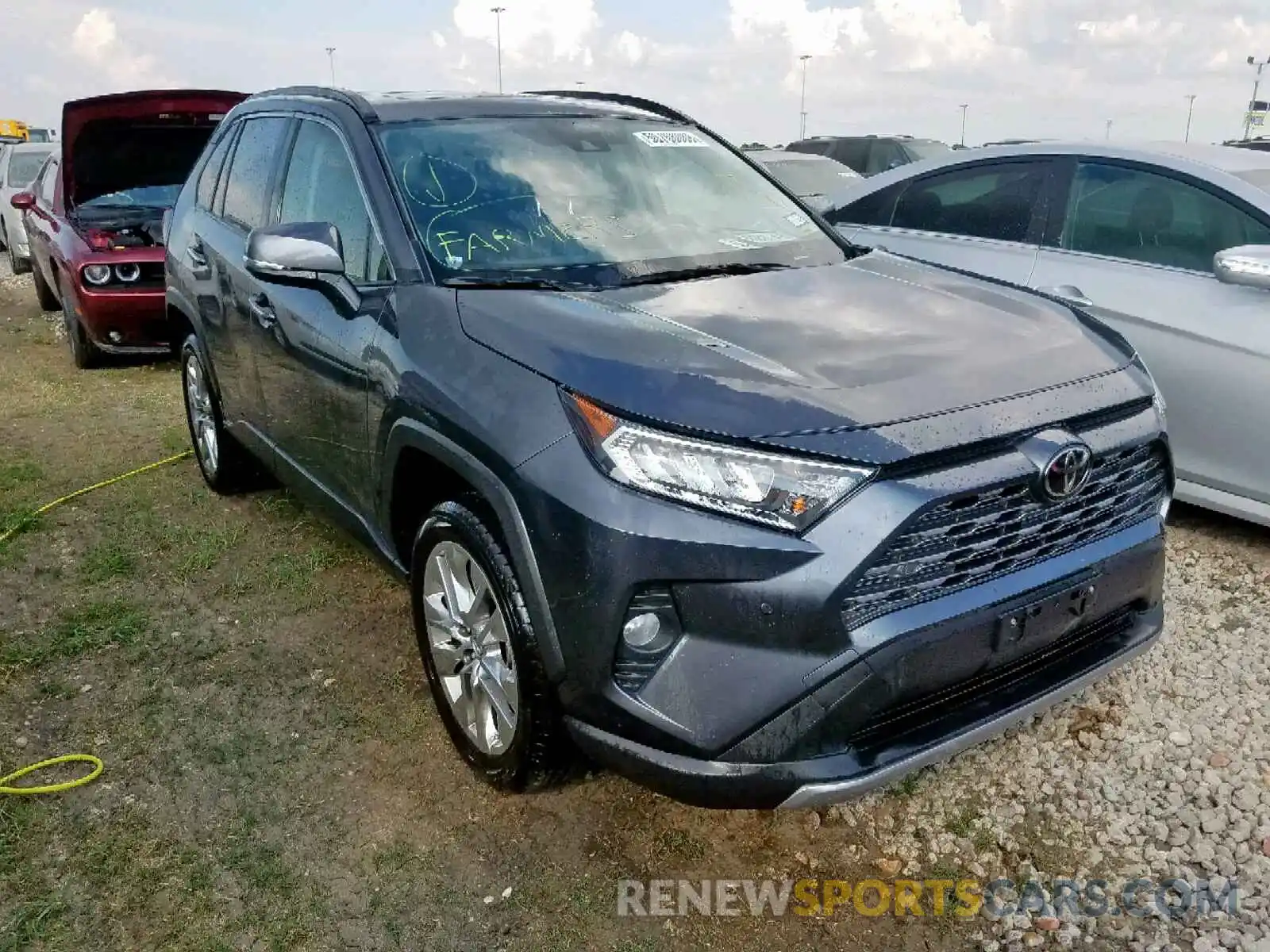 1 Photograph of a damaged car JTMY1RFV7KD009619 TOYOTA RAV4 LIMIT 2019