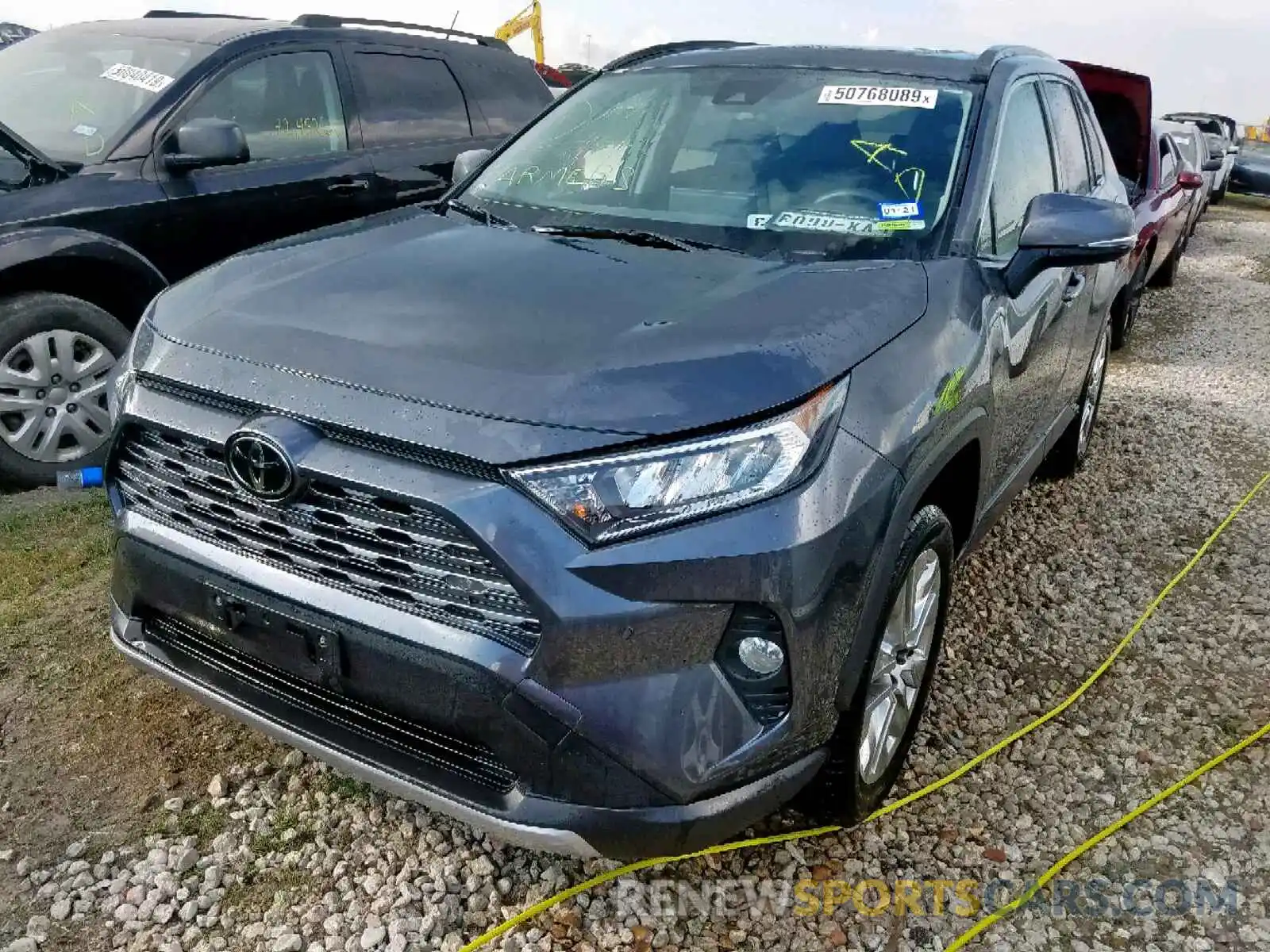 2 Photograph of a damaged car JTMY1RFV7KD009619 TOYOTA RAV4 LIMIT 2019