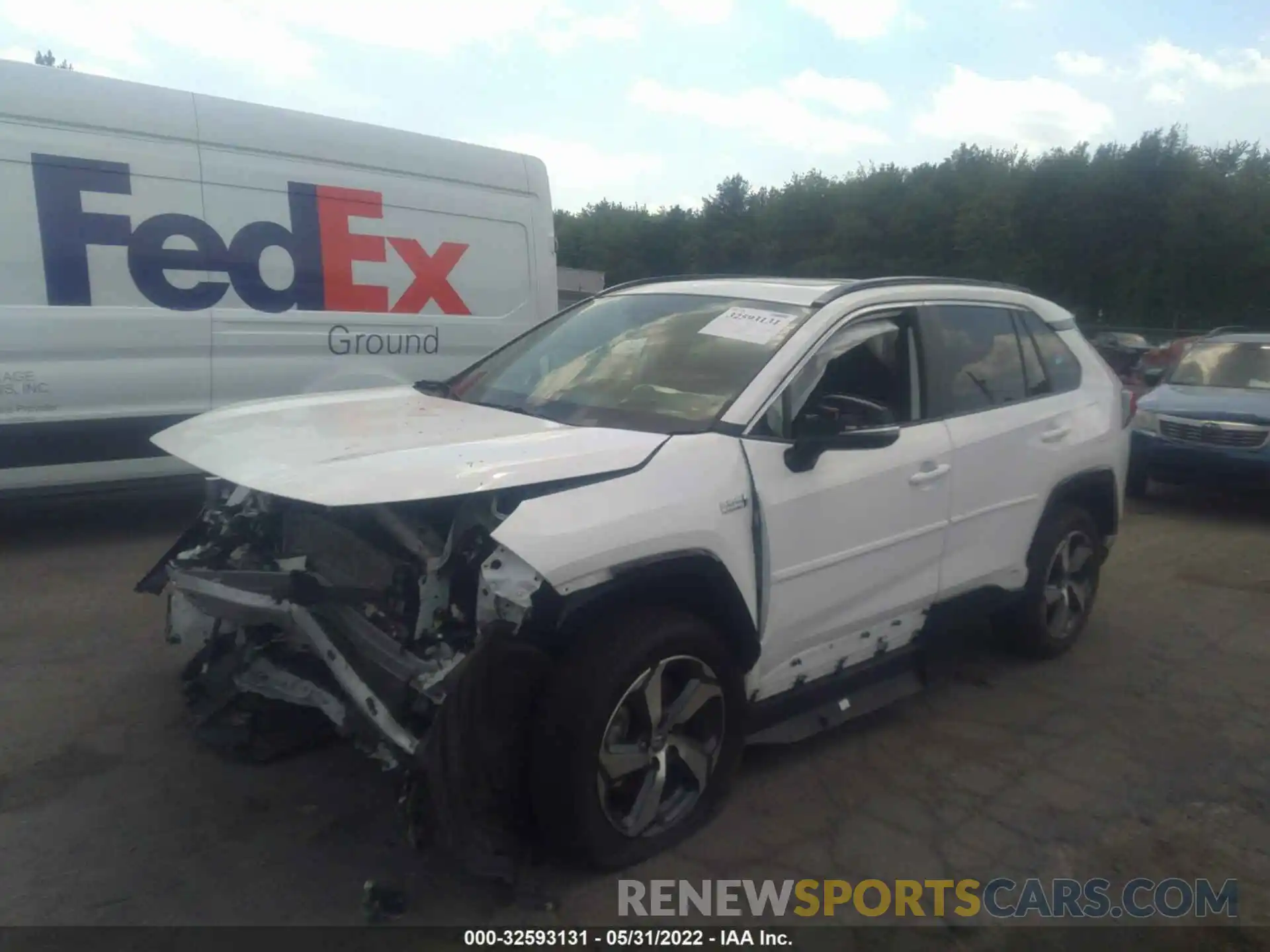 2 Photograph of a damaged car JTMAB3FV1MD001482 TOYOTA RAV4 PRIME 2021