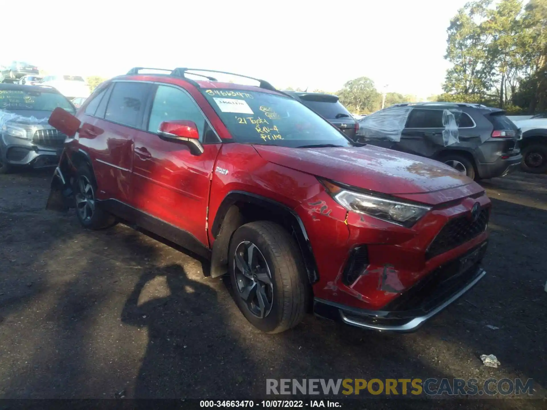 1 Photograph of a damaged car JTMAB3FV7MD050265 TOYOTA RAV4 PRIME 2021