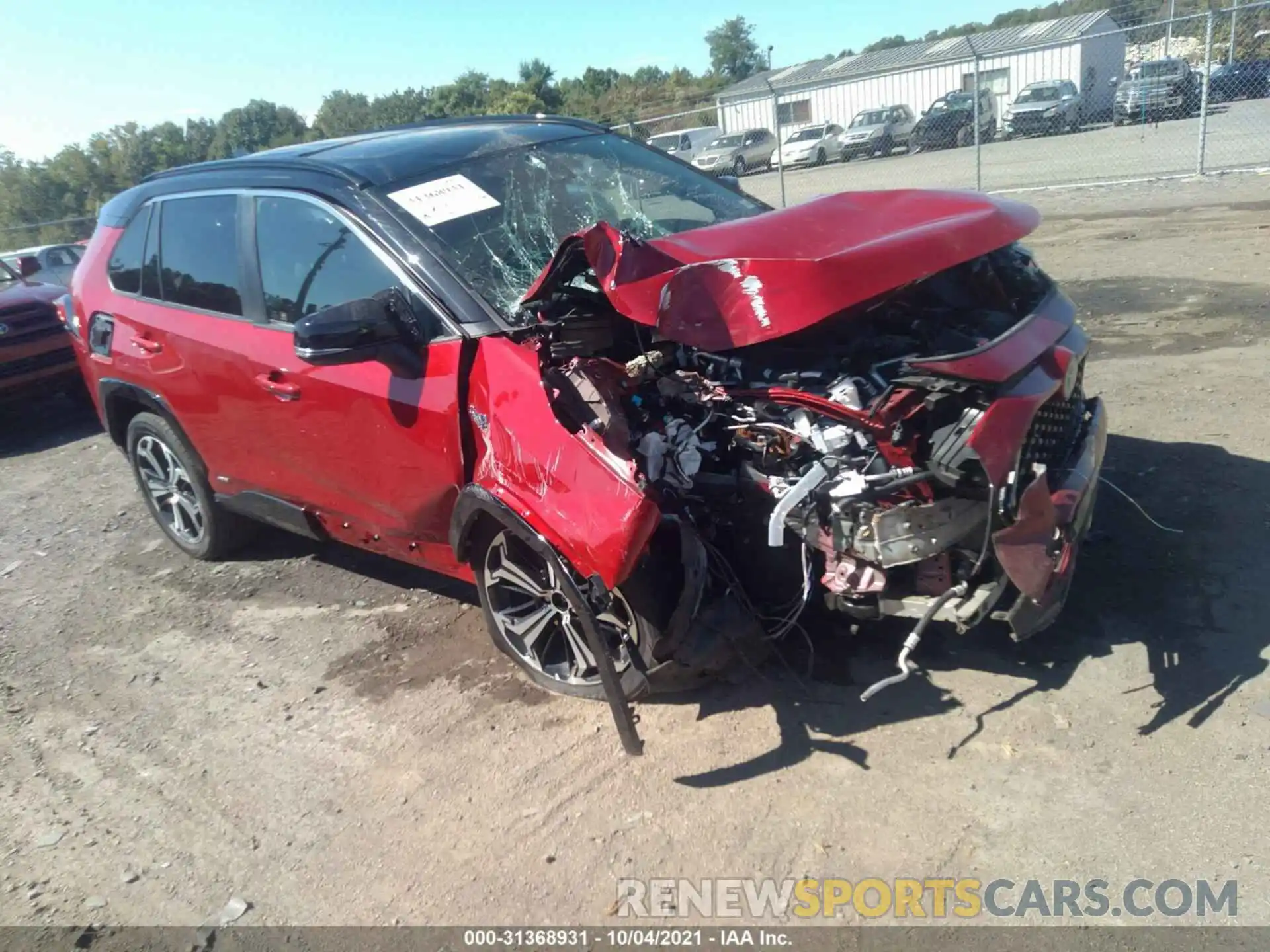 1 Photograph of a damaged car JTMEB3FV0MD002088 TOYOTA RAV4 PRIME 2021