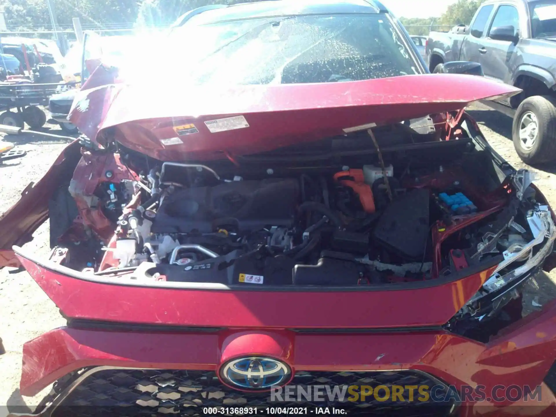 10 Photograph of a damaged car JTMEB3FV0MD002088 TOYOTA RAV4 PRIME 2021