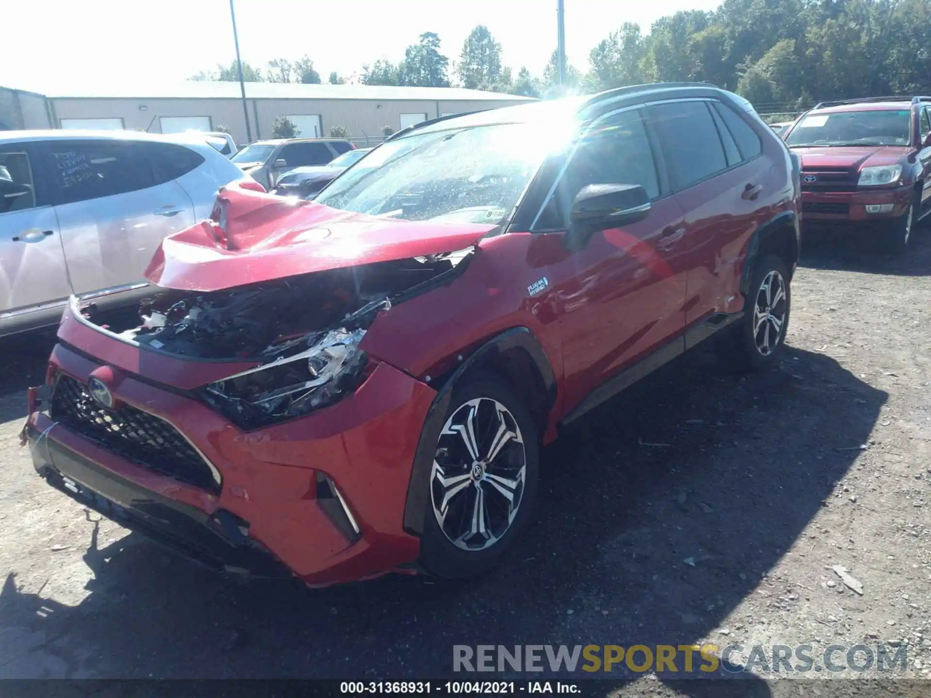 2 Photograph of a damaged car JTMEB3FV0MD002088 TOYOTA RAV4 PRIME 2021