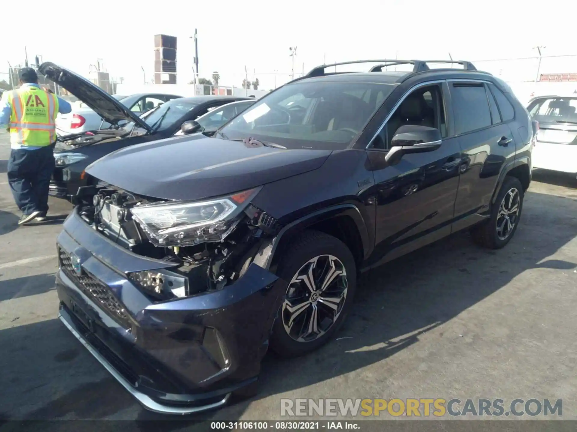 2 Photograph of a damaged car JTMEB3FV1MD041725 TOYOTA RAV4 PRIME 2021