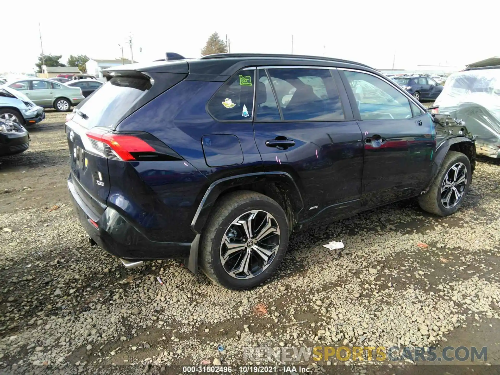 4 Photograph of a damaged car JTMEB3FV7MD012276 TOYOTA RAV4 PRIME 2021