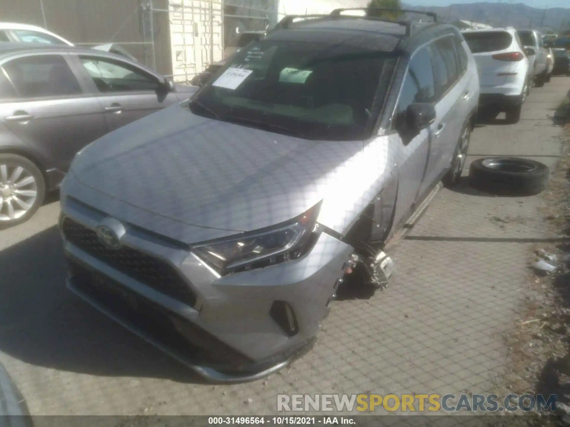 2 Photograph of a damaged car JTMEB3FV7MD013671 TOYOTA RAV4 PRIME 2021