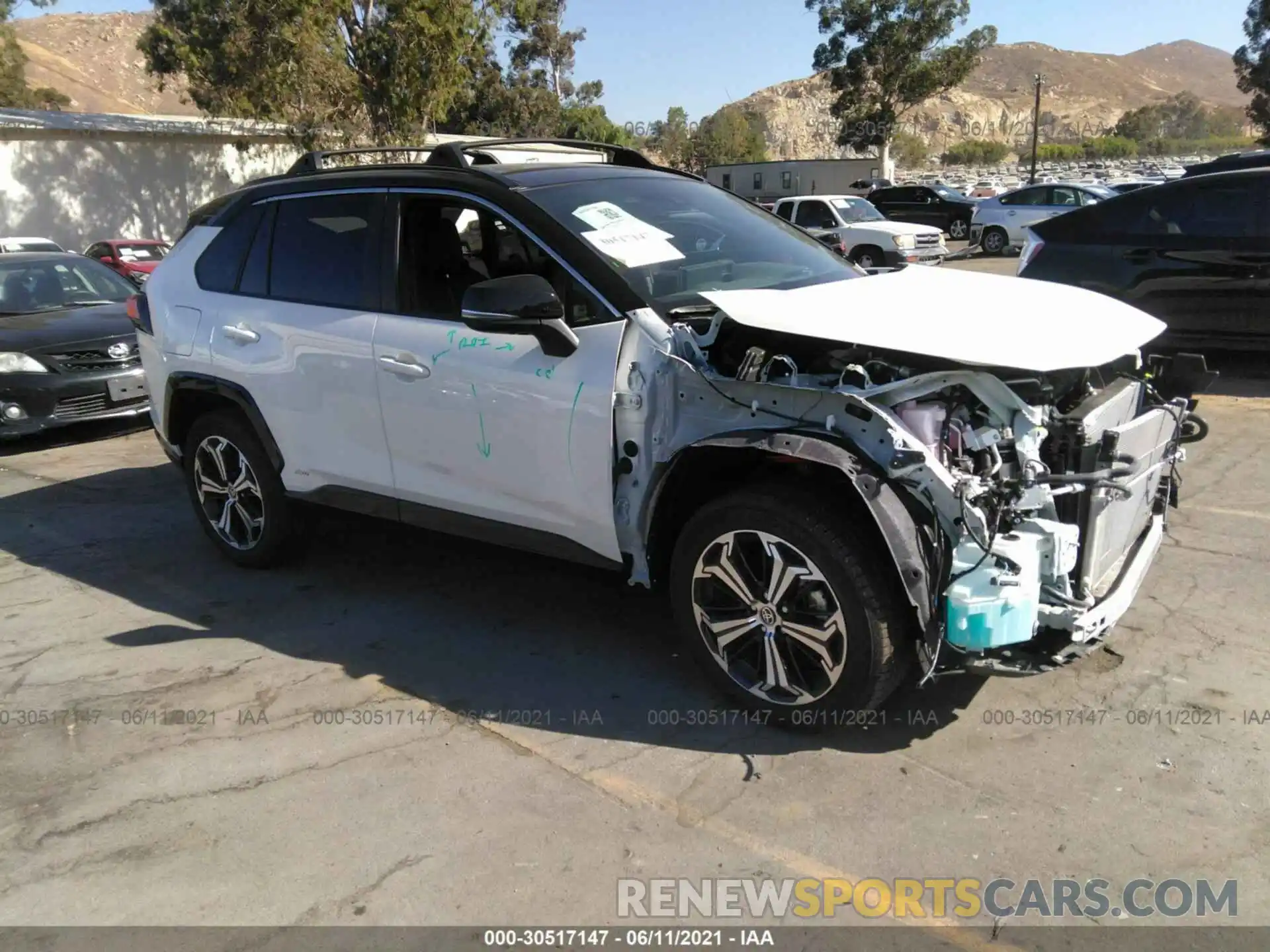 1 Photograph of a damaged car JTMFB3FV5MD012751 TOYOTA RAV4 PRIME 2021