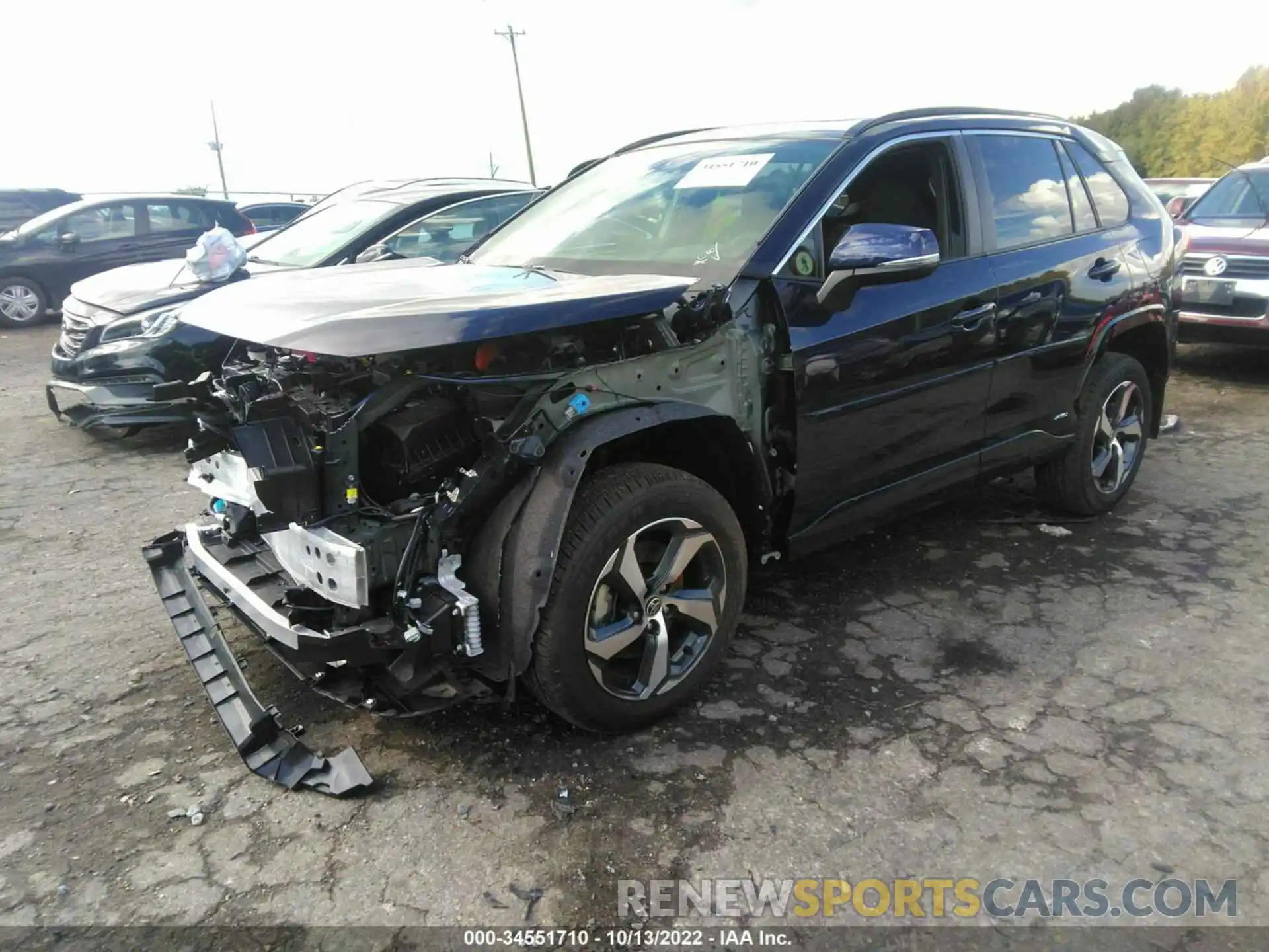 2 Photograph of a damaged car JTMAB3FV9ND076707 TOYOTA RAV4 PRIME 2022