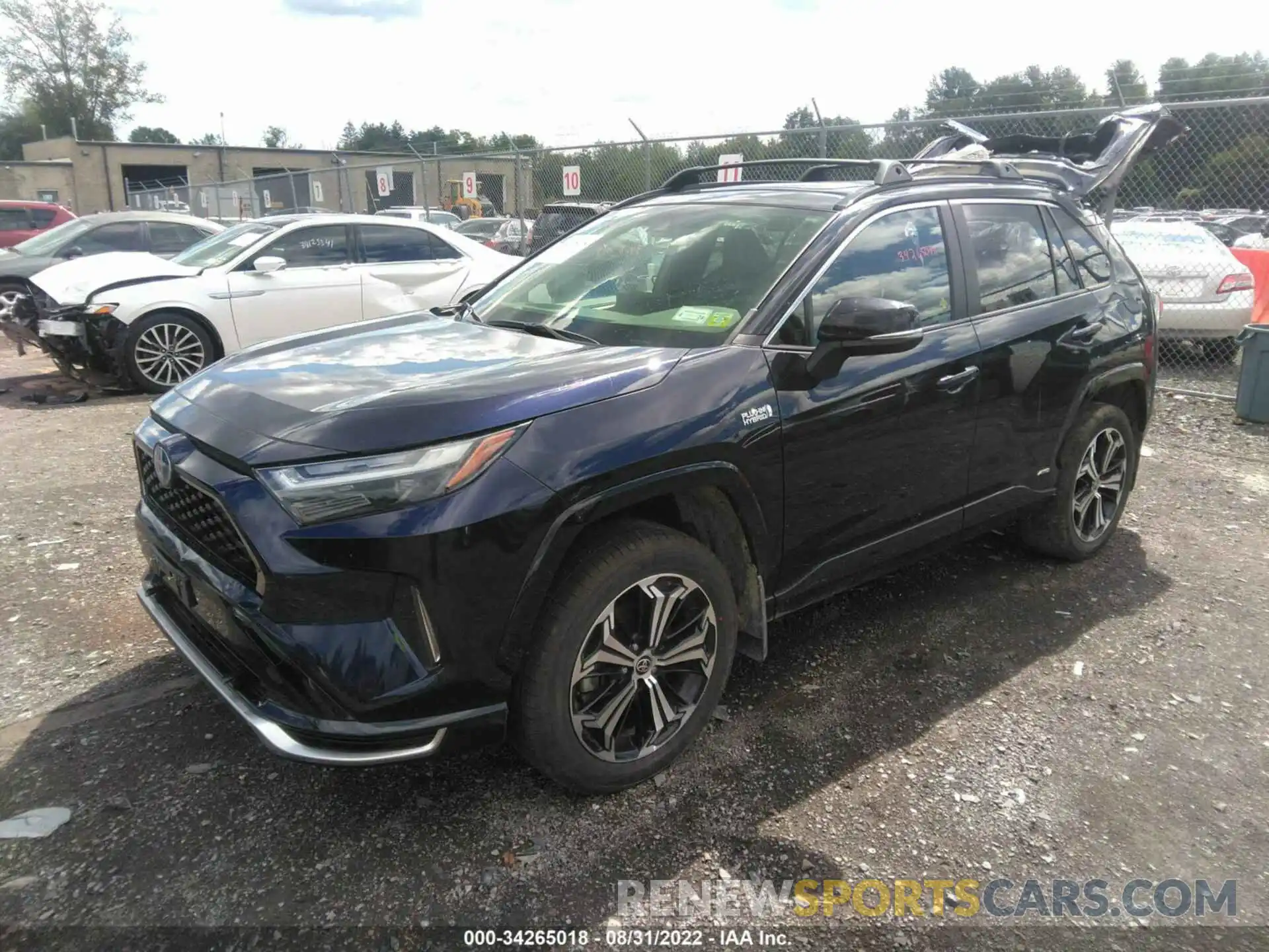 2 Photograph of a damaged car JTMEB3FV8ND081866 TOYOTA RAV4 PRIME 2022