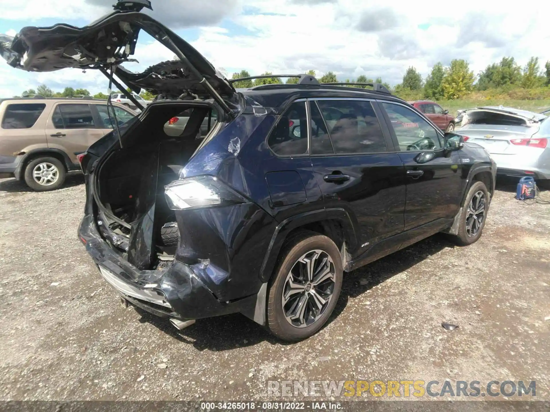 4 Photograph of a damaged car JTMEB3FV8ND081866 TOYOTA RAV4 PRIME 2022