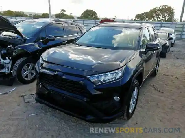 2 Фотография поврежденного автомобиля 2T3P1RFV2KW031476 TOYOTA RAV4 XLE 2019