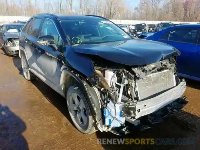 1 Photograph of a damaged car 2T3P1RFV2KW054773 TOYOTA RAV4 XLE 2019