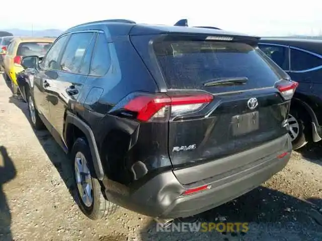 3 Photograph of a damaged car 2T3P1RFV3KC015434 TOYOTA RAV4 XLE 2019