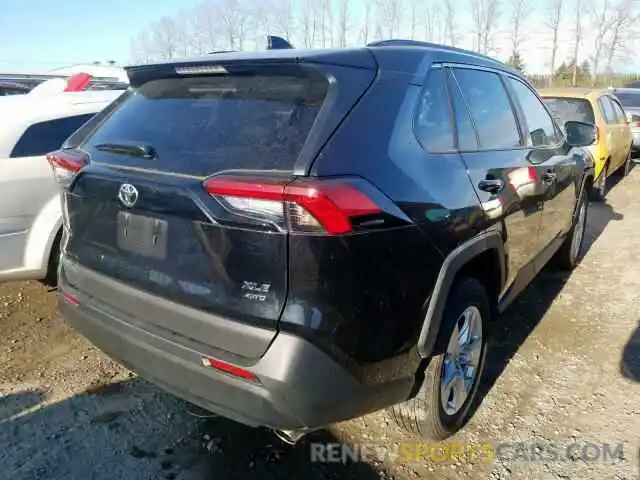 4 Photograph of a damaged car 2T3P1RFV3KC015434 TOYOTA RAV4 XLE 2019