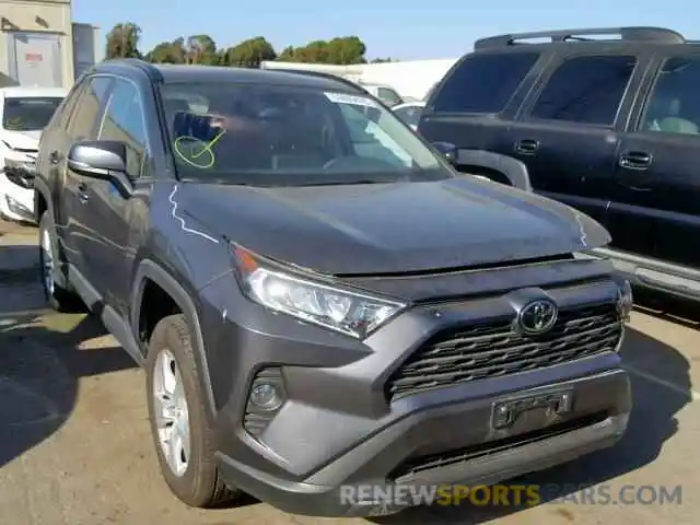 1 Photograph of a damaged car 2T3P1RFV4KW007812 TOYOTA RAV4 XLE 2019