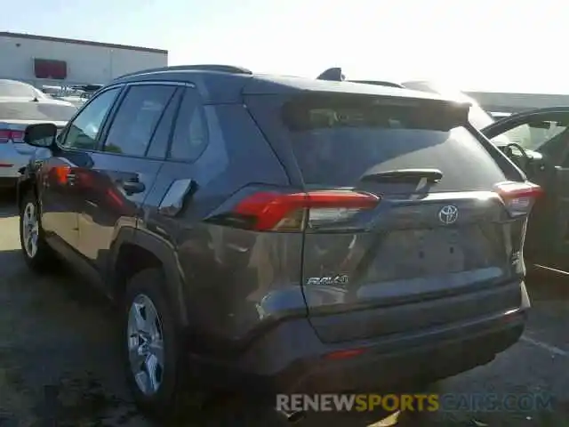 3 Photograph of a damaged car 2T3P1RFV4KW007812 TOYOTA RAV4 XLE 2019