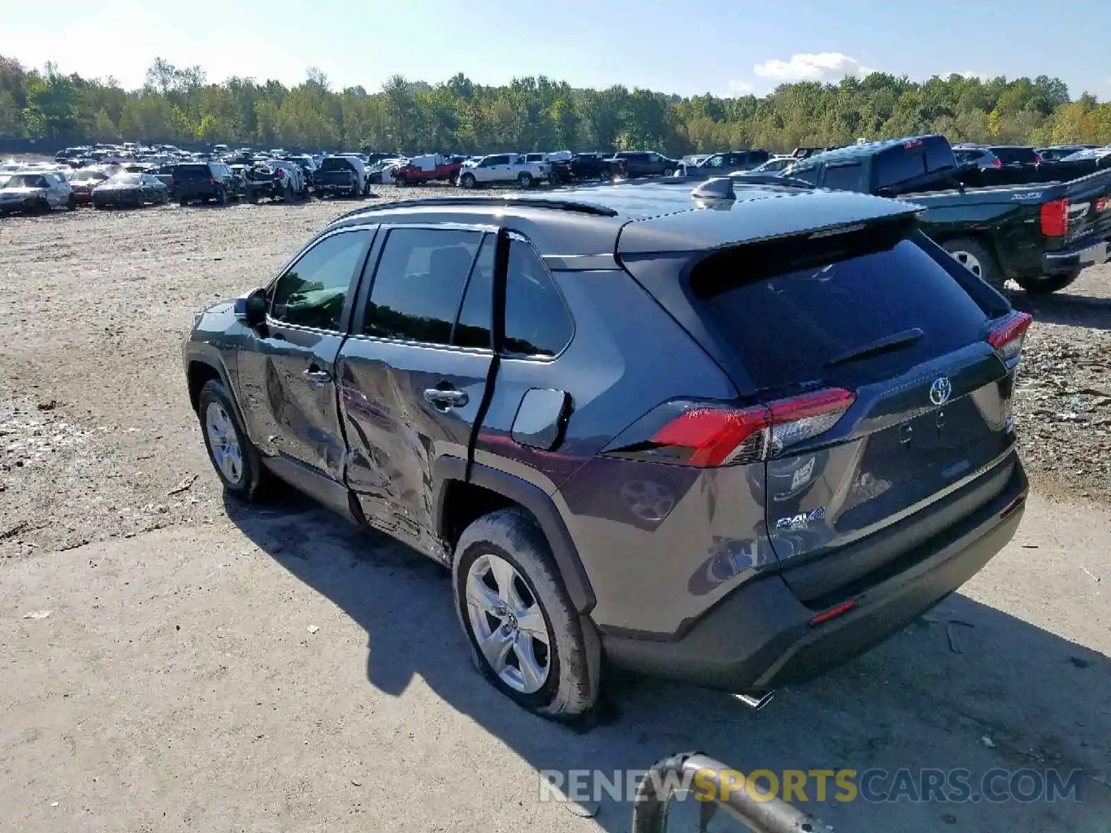 3 Photograph of a damaged car 2T3P1RFV5KC015712 TOYOTA RAV4 XLE 2019